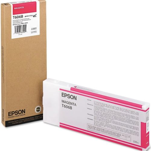 Tinta Epson T606 UltraChrome K3 – Magenta – 220ml – T606B00
