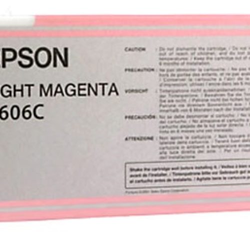 Tinta Epson T606 UltraChrome K3 – Magenta Claro – 220ml – T606C00