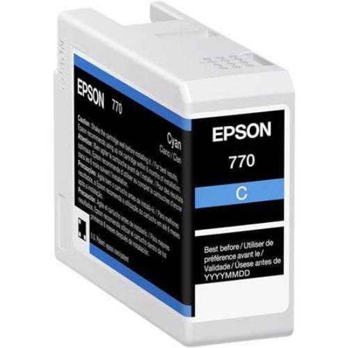 Tinta Epson UltraChrome PRO10 T770 – Cian – 25ml – T770220