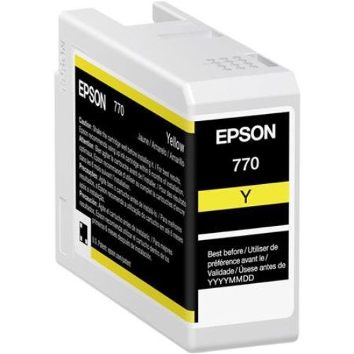 Tinta Epson UltraChrome PRO10 T770 – Amarillo – 25ml – T770420