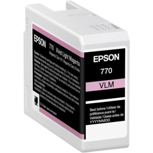 Tinta Epson UltraChrome PRO10 T770 – Magenta Claro – 25ml – T770620