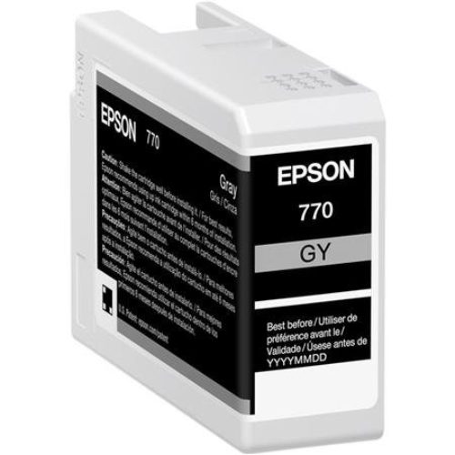 Tinta Epson UltraChrome PRO10 T770 – Gris – 25ml – T770720