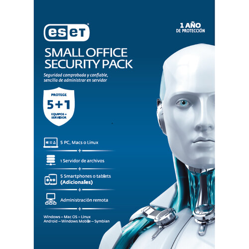 Antivirus ESET Small Office Security Pack – 5 Licencias – 1 Año – Caja – TMESET-066-C