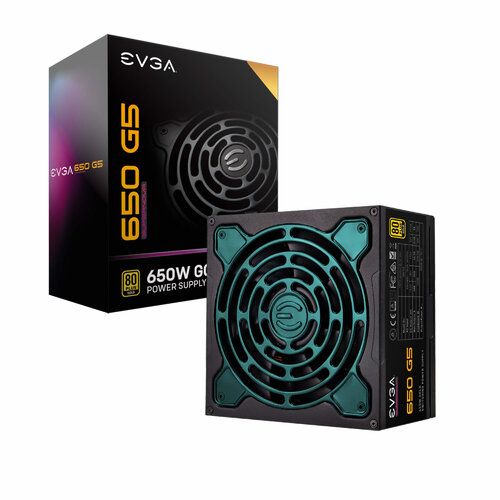 Fuente de Poder EVGA SUPERNOVA 650 G5 – 650W – ATX – 20+4 Pines – 6 SATA   – 220-G5-0650-X1