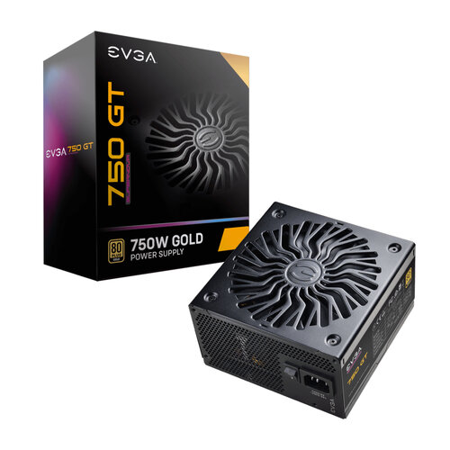 Fuente de Poder EVGA SuperNOVA 750 GT – 750W – ATX – 20 + 4 Pines – Sata – 220-GT-0750-Y1