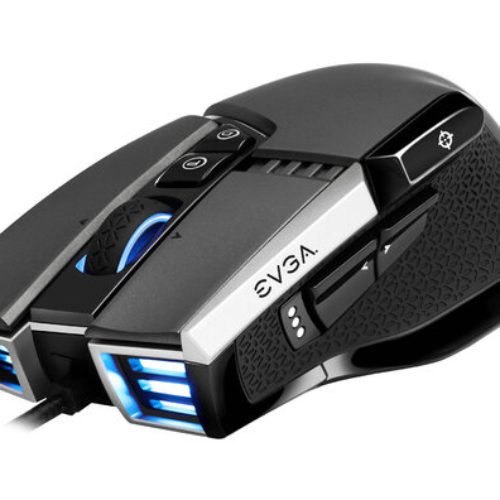 Mouse Gamer EVGA X17 – Alámbrico – 10 Botones – Gris – 903-W1-17GR-KR