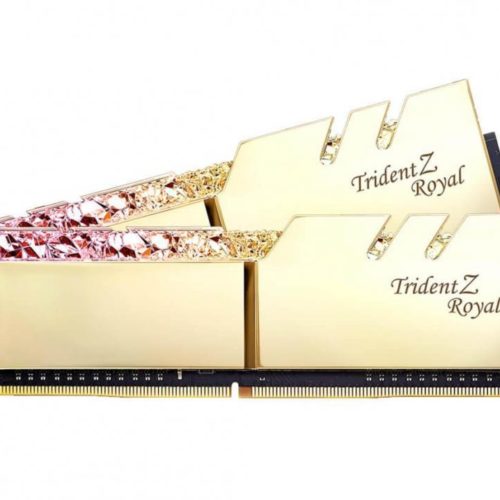 Memoria RAM G.SKILL Trident Z Royal – DDR4 – 16GB (2x8GB) – 3200MHz – UDIMM – para PC – F4-3200C16D-16GTRG