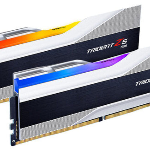 Memoria RAM G.SKILL Trident Z5 RGB – DDR5 – 32GB (2x16GB) – 5600MHz – UDIMM – para PC – Plata – F5-5600J4040C16GX2-TZ5RS