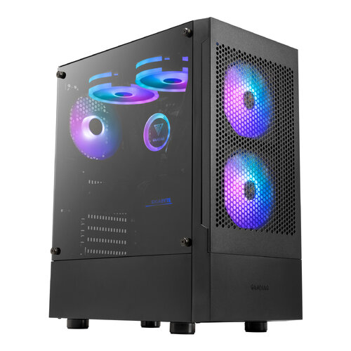 Gabinete Gamer Gamdias TALOS E3 MESH – Media Torre – ATX/Micro ATX/Mini-ITX – 3 Ventiladores – Panel Lateral – TALOS E3 MESH