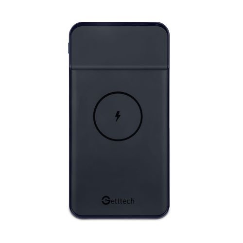 Cargador Inalámbrico Getttech GBN-P10MP-01 – 10000 mAh – MagSafe – USB- Negro – GBN-P10MP-01