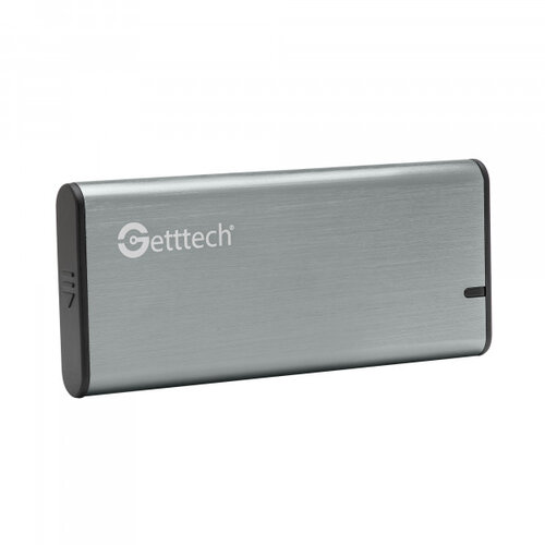 Gabinete Getttech GCE-M231-01 – 2.5″ – USB 3.0 – SSD – Plata – GCE-M231-01