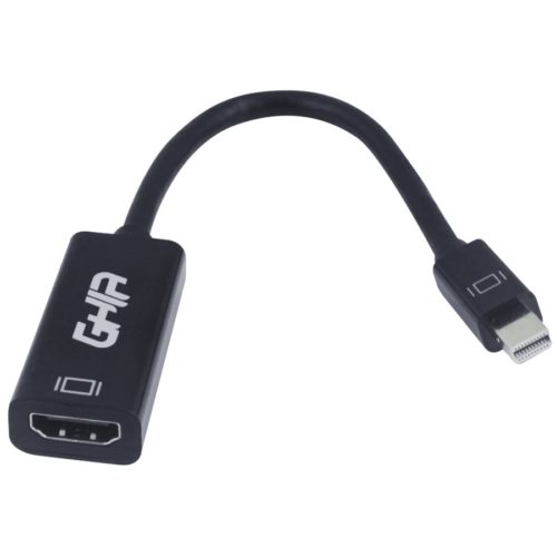 Adaptador GHIA ADAP-9 – Mini Display Port a HDMI – Negro – ADAP-9