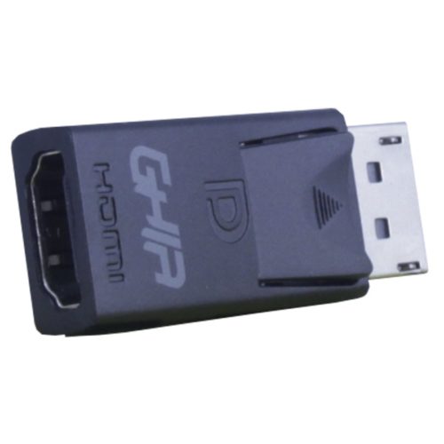 Adaptador GHIA ADAP-7 – DisplayPort a HDMI – Negro – ADAP-7
