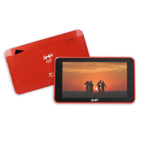 Tablet GHIA A7 – 7″ – Quad-Core – 2GB – 32GB – Cámaras 0.3MP/2MP – Android – Rojo – GA7133R3