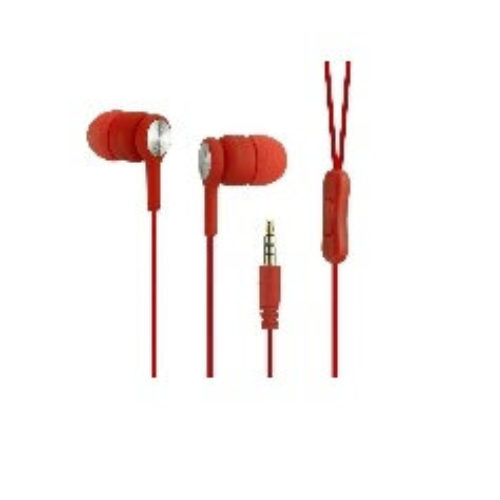Auriculares GHIA COMET2 – Alámbrico – 3.5 mm – Micrófono – Rojo – GAC-171