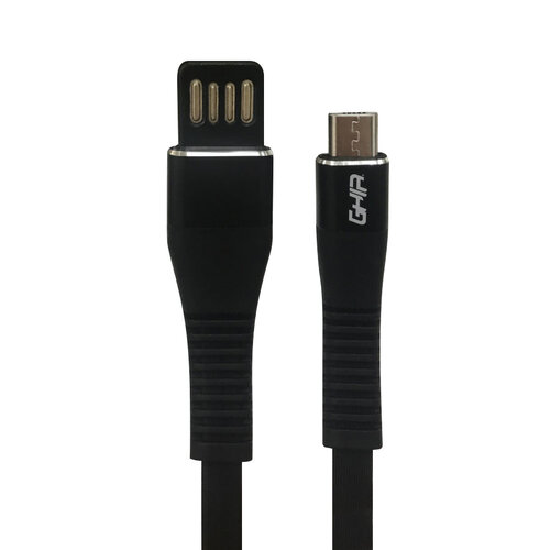Cable Micro USB GHIA GAC-200N – 1m – Negro – GAC-200N