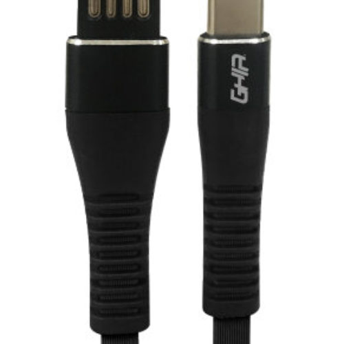 Cable USB GHIA GAC-201N – USB-C – 1m – Negro – GAC-201N
