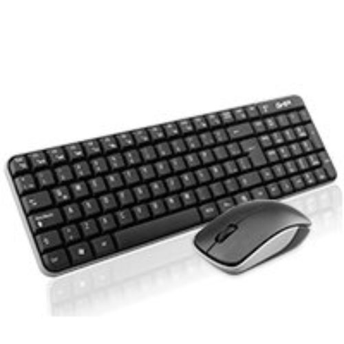 Kit de Teclado y Mouse GHIA GT4000BG – Inalámbrico – Español – Negro/gris – GT4000BG