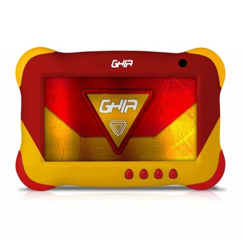 Tablet GHIA GTKIDS7IM – 7″ – A50 Quad Core – 1GB – 16GB – Cámara 0.3MP/2MP – Android – Amarillo/Rojo – GTKIDS7IM