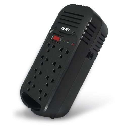 Regulador GHIA GVR-013 – 1300VA/600W – 8 Contactos  – GVR-013