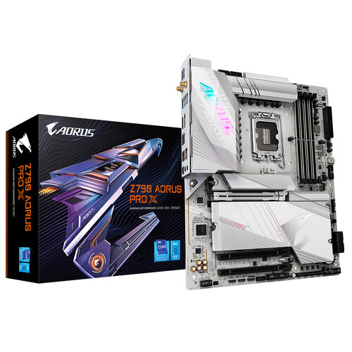 Tarjeta Madre Gigabyte Z790 AORUS PRO X – Socket 1700 – 4x DDR5 – 4000/4800/8266(O.C)MHz – HDMI – USB 2.0/3.2 – ATX – Z790 AORUS PRO X