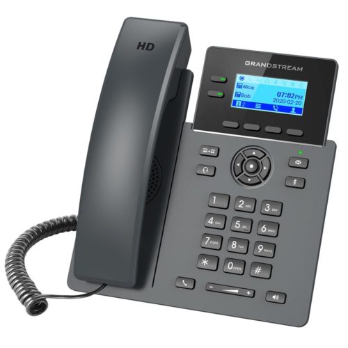 Teléfono IP Grandstream GRP2602P – 2 Líneas – 4 SIP – PoE – Negro – GRP2602P