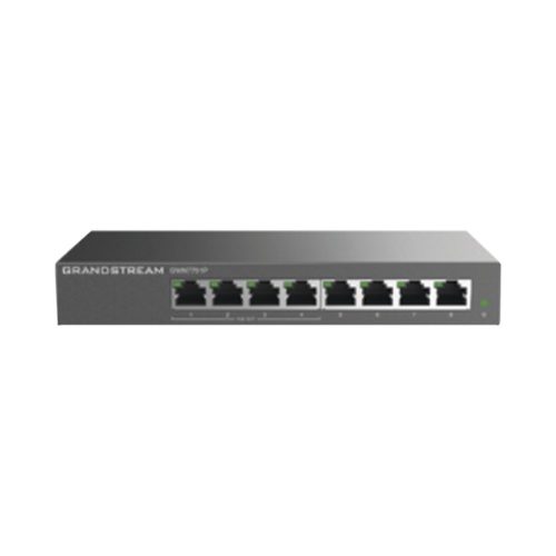 Switch Grandstream Networks GWN7701P – 8 Puertos – RJ-45 – No Administrable – GWN7701P