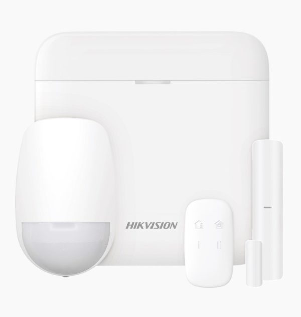 Kit de Alarma Hikvision AX PRO - Hub - Sensor PIR - Contacto Magnético - Control Remoto - Wi-Fi - DS-PWA48-KS