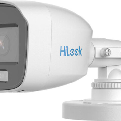 Cámara CCTV HiLook THC-B129-P – 2MP – Bala – Lente 2.8 mm – Luz Blanca 20M – IP66 – THC-B129-P