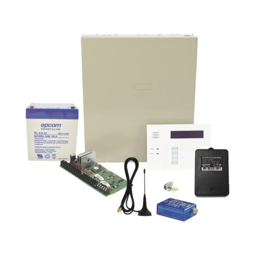 Kit de Seguridad Honeywell – Panel de Alarma – Teclado – Receptor – Gabinete – Comunicador 2G – Batería – Transformador – 1 Año de Datos – VISTA48-60RF-MINI2G