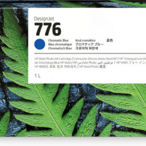 Tinta HP LF 776 – Azul Cromático – DesignJet – Original (1XB04A) – 1XB04A