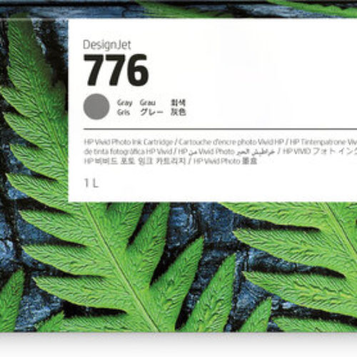 Cartucho de Tinta HP 776 – Gris – Designjet – Original – (1XB05A) – 1XB05A