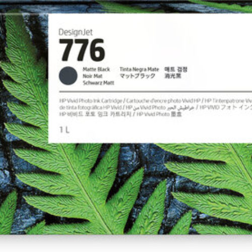 Cartucho de Tinta HP 776 – Negro Mate – Designjet – Original – (1XB12A) – 1XB12A