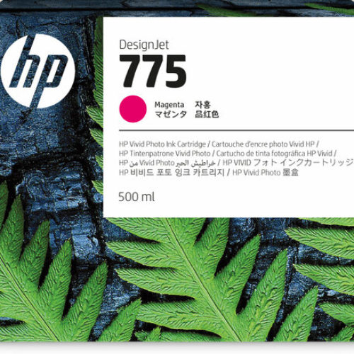 Tinta HP 775 – Magenta – 500ml – 1XB18A