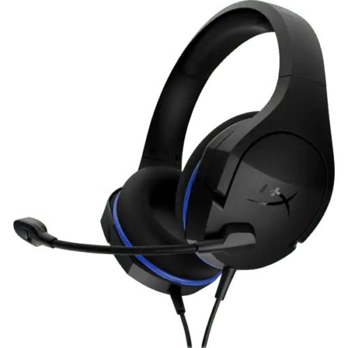 Diadema Gamer HyperX Cloud Stinger Core – Alámbrico – Micrófono – Negro con Azul – 4P5J8AA