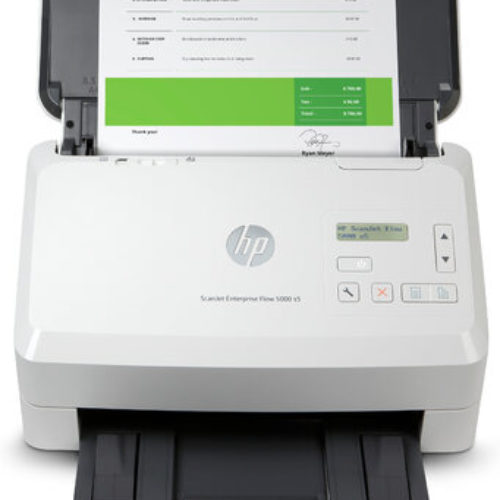 Escáner HP ScanJet Enterprise Flow 5000 s5 – 65ppm – USB 3.0 – Dúplex – Blanco – 6FW09A