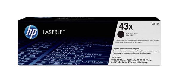 Cartucho de Tóner HP 43X - Negro - LaserJet - Original (C8543X) - C8543X