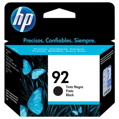 Cartucho de tinta HP 92 – Negra – Original – (C9362WL) – C9362WL