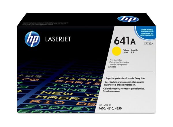 Cartucho de Tóner HP 641A - Amarillo - LaserJet - Original (C9722A) - C9722A
