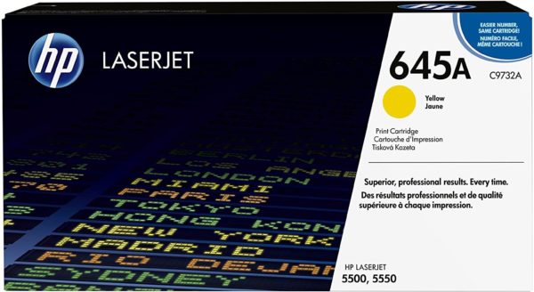 Cartucho de Tóner HP 645A - Amarillo - LaserJet - Original (C9732A) - C9732A