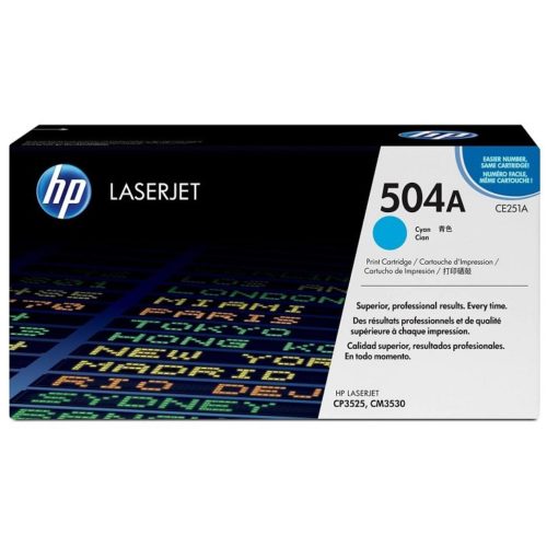 Cartucho de Tóner HP 504A – Negro – LaserJet – Original (CE250A) – CE250A