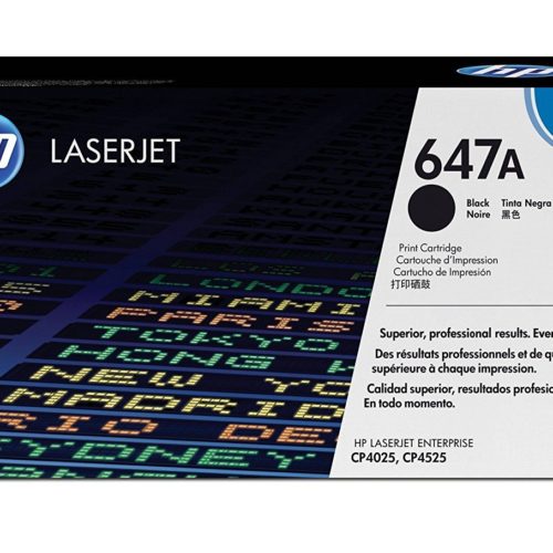Cartucho de Tóner HP 647A – Negro – LaserJet – Original (CE260A) – CE260A