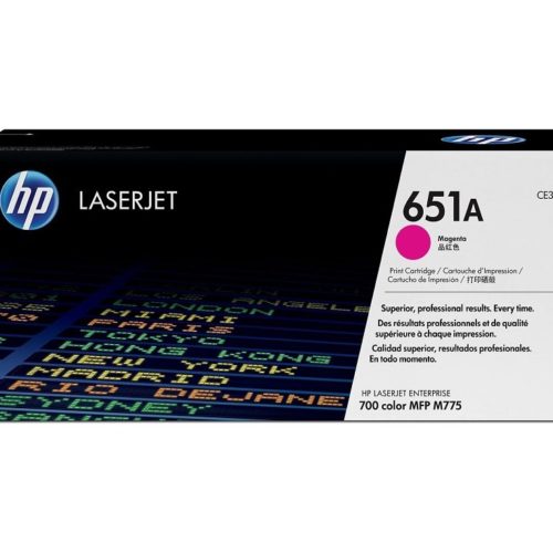 Cartucho de Tóner HP 651A – Magenta – LaserJet – Original (CE343A) – CE343A