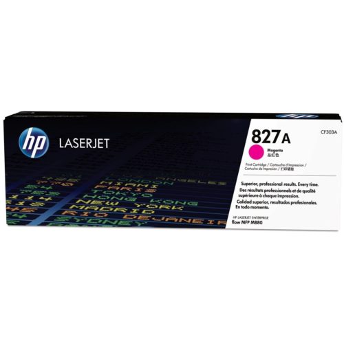 Cartucho de Tóner HP 827A – Magenta – LaserJet – Original (CF303A) – CF303A