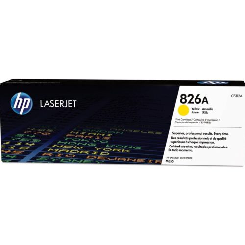 Cartucho de Tóner HP 826A – Amarillo – LaserJet – Original (CF312A) – CF312A