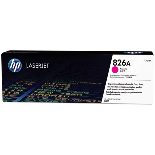 Cartucho de Tóner HP 826A – Magenta – LaserJet – Original (CF313A) – CF313A