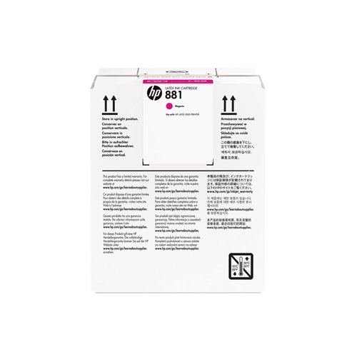 Cartucho de Tinta HP 881 Latex – Original – Magenta (CR332A) – CR332A