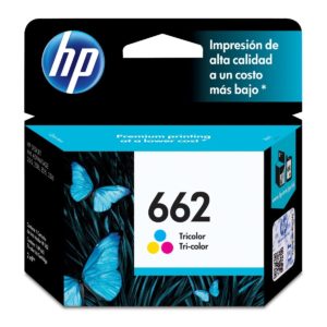 Cartucho de Tinta HP 662 - Tricolor - Original - (CZ104AL) - CZ104AL