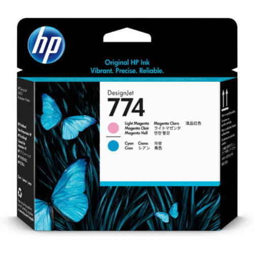Cabezal de Impresión HP 774 – Magenta Claro – Cian – Original – (P2V98A) – P2V98A