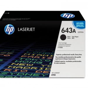 Cartucho de Tóner HP 643A - Negro - LaserJet - Original (Q5950A) - Q5950A